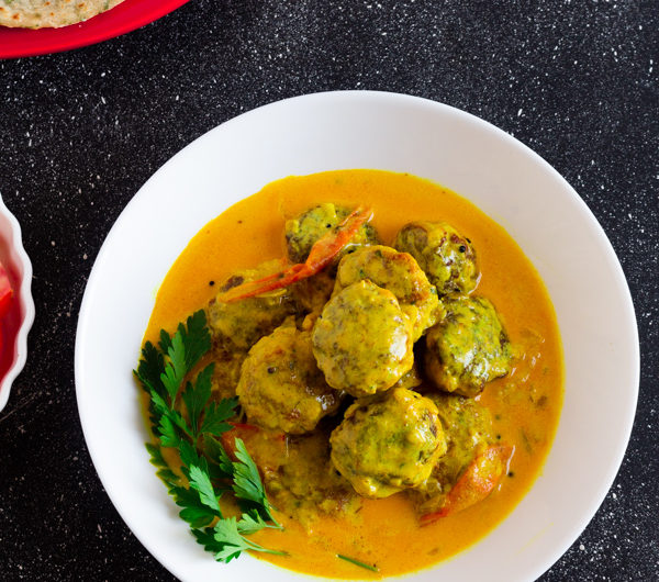 Chicken Meatball Yellow Curry