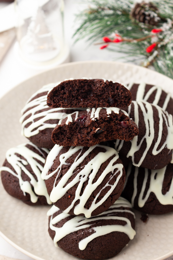chocolate cranberry cookies
