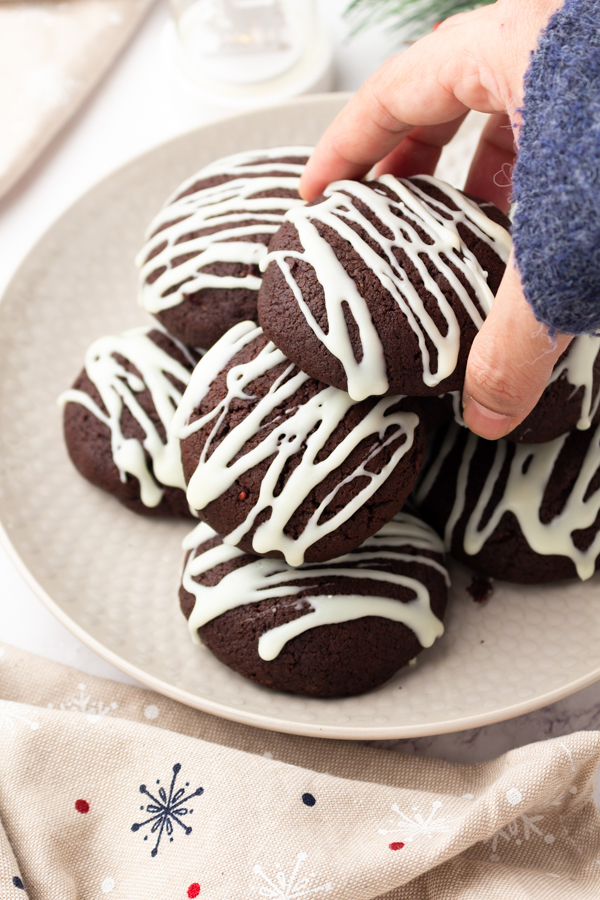 soft and chewy chocolate cookies